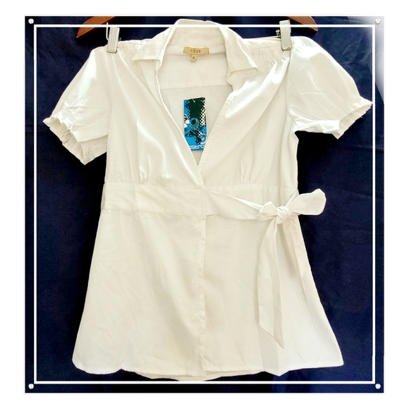 Code Tops - Final Price - Vintage Look Wrap Top